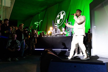 Nas performs in Miami for BMW. 