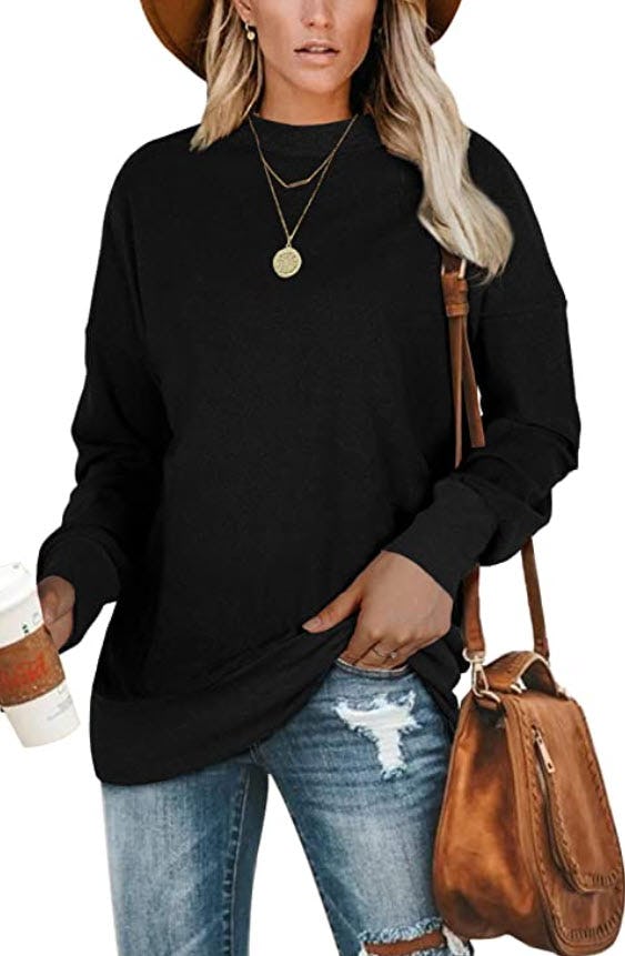 Jescakoo Tunic Long-Sleeved Sweatshirts