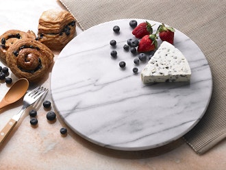 Creative Home Natural Marble Round Board Serving Plate