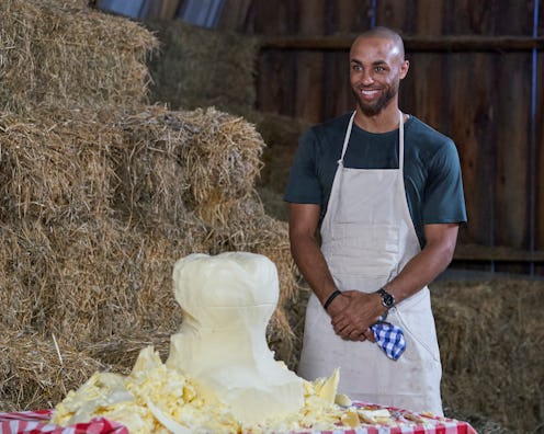 Joe Coleman during a butter carving contest on 'The Bachelorette'