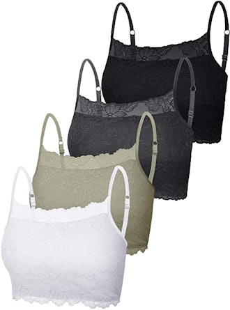 Boao Stretch Lace Cami (4-Pack)
