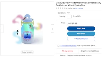 eBay listing for Got2Glow Fairy Finder