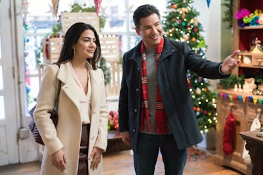 Mario Lopez and Emeraude Toubia in 'Holiday in Santa Fe'