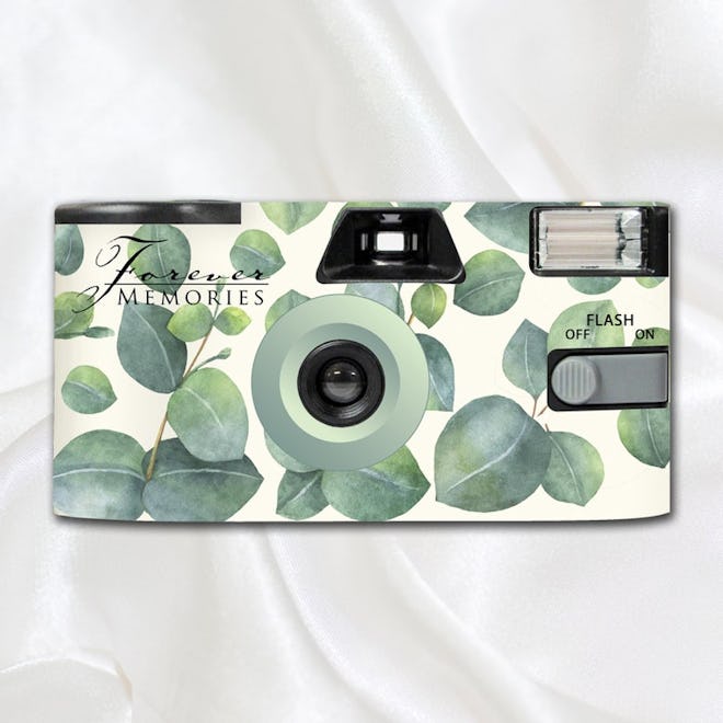 Etsy Eucalyptus Leaf Disposable Camera