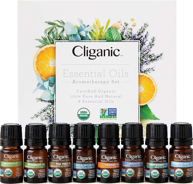 Cliganic Essential Oils Aromatherapy Set (8 Oils)