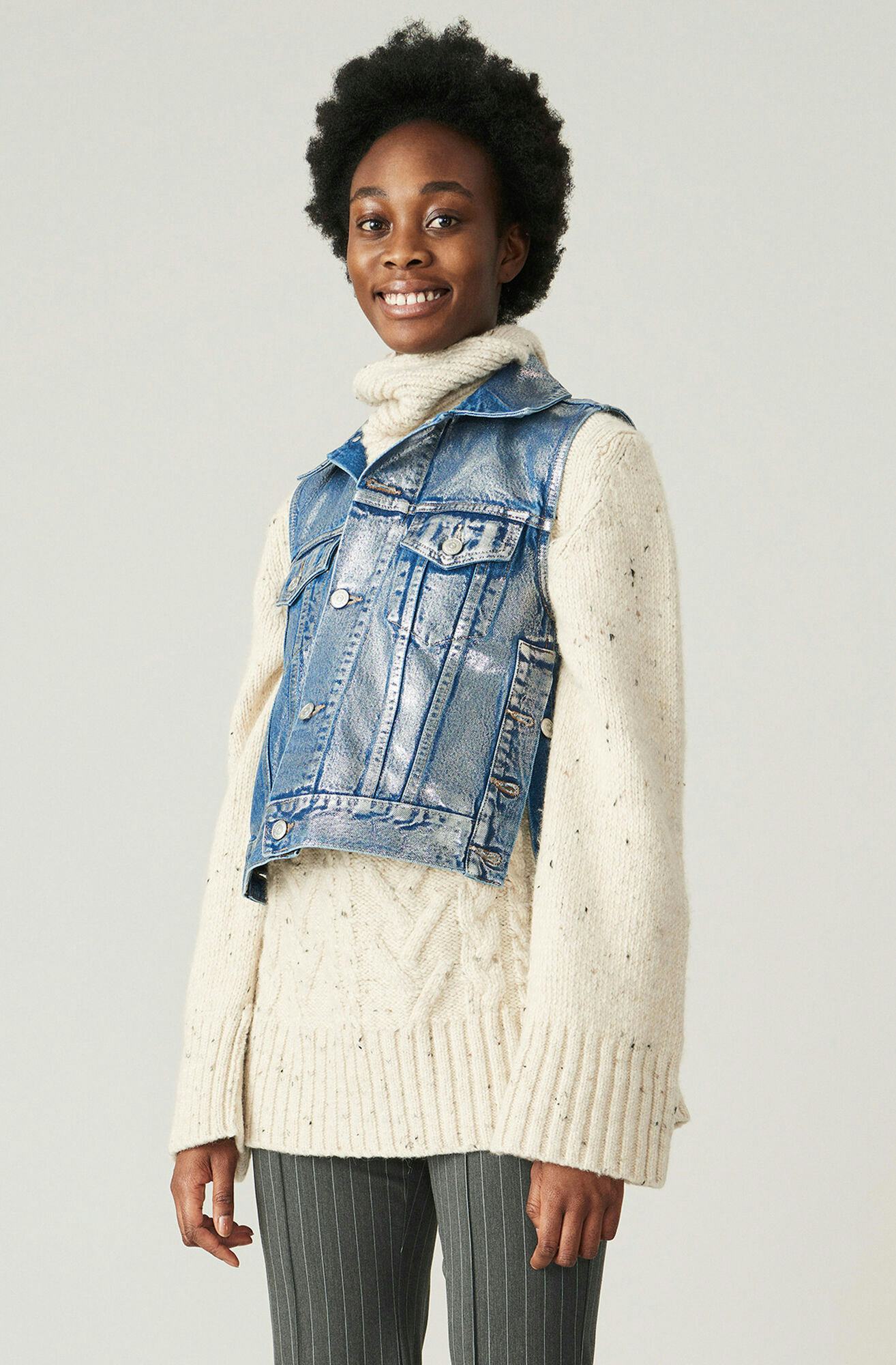 Organic Cotton Denim Vest