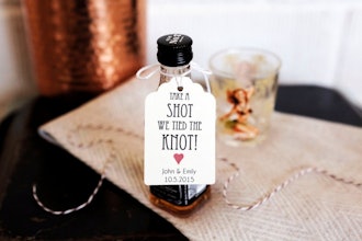 Etsy Customizable Take a Shot We Tied The Knot Favor Tag