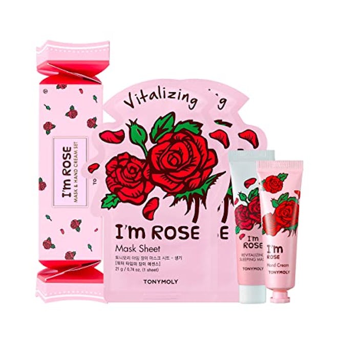 TONYMOLY I'm Rose Mask And Hand Cream Set