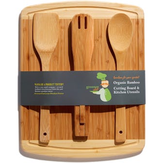 Greener Chef Bamboo Cutting Board Gift Set 