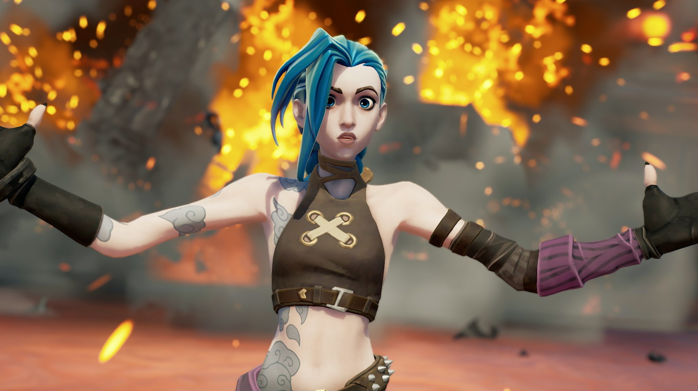 Here's Fortnite's Jinx 'League Of Legends' Crossover Skin
