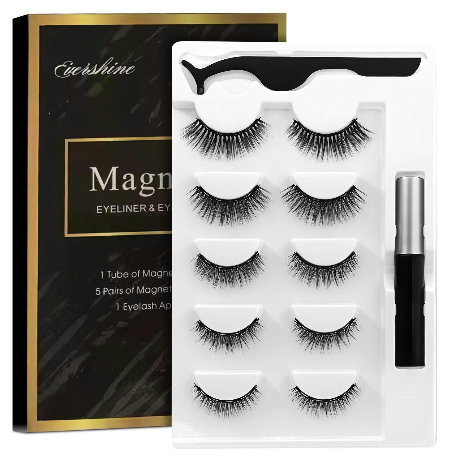 Reazeal Magnetic Eyelashes &amp; Eyeliner Kit