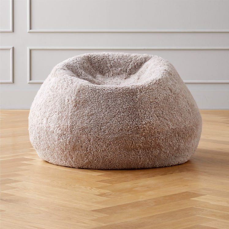 Shorn Bean Bag Grey