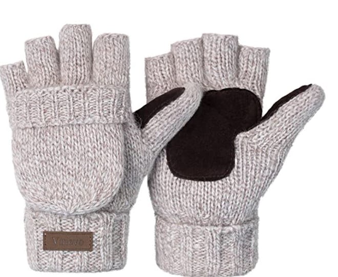 ViGrace Knitted Convertible Fingerless Gloves
