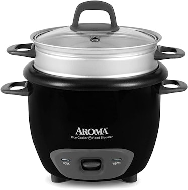 Aroma Housewares 6-Cup Pot-Style Rice Cooker and Food Steamer