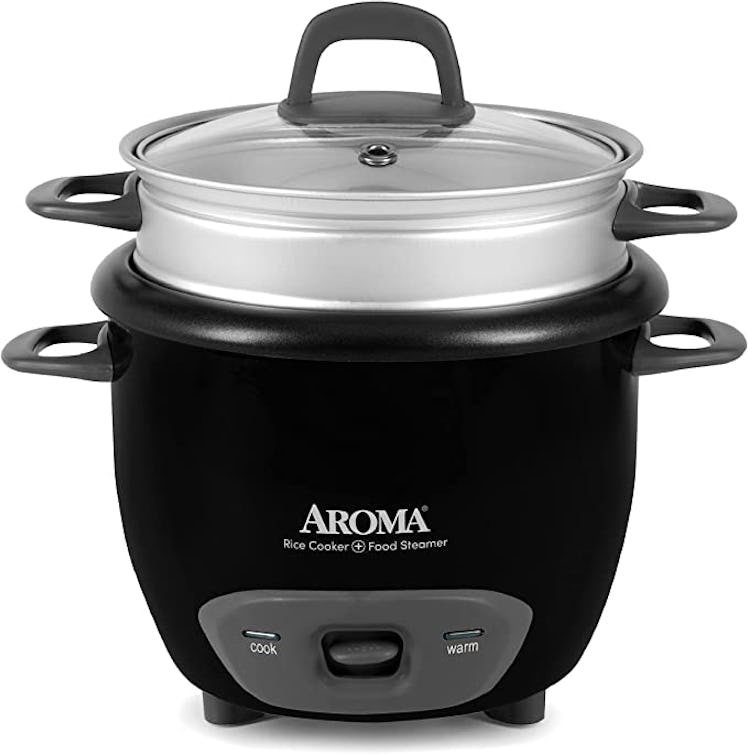 Aroma Housewares 6-Cup Pot-Style Rice Cooker and Food Steamer