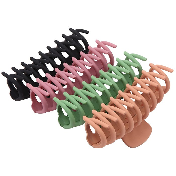 SHALAC Large Hair Claw Clips (4-Pack)