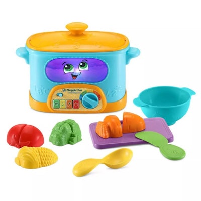 LeapFrog Choppin' Fun Learning Pot is a popular 2021 holiday toy for toddlers