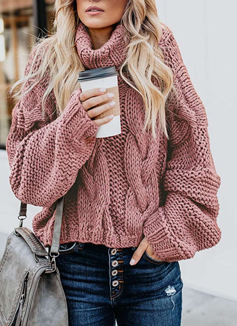 Dokotoo Chunky Turtleneck Sweater