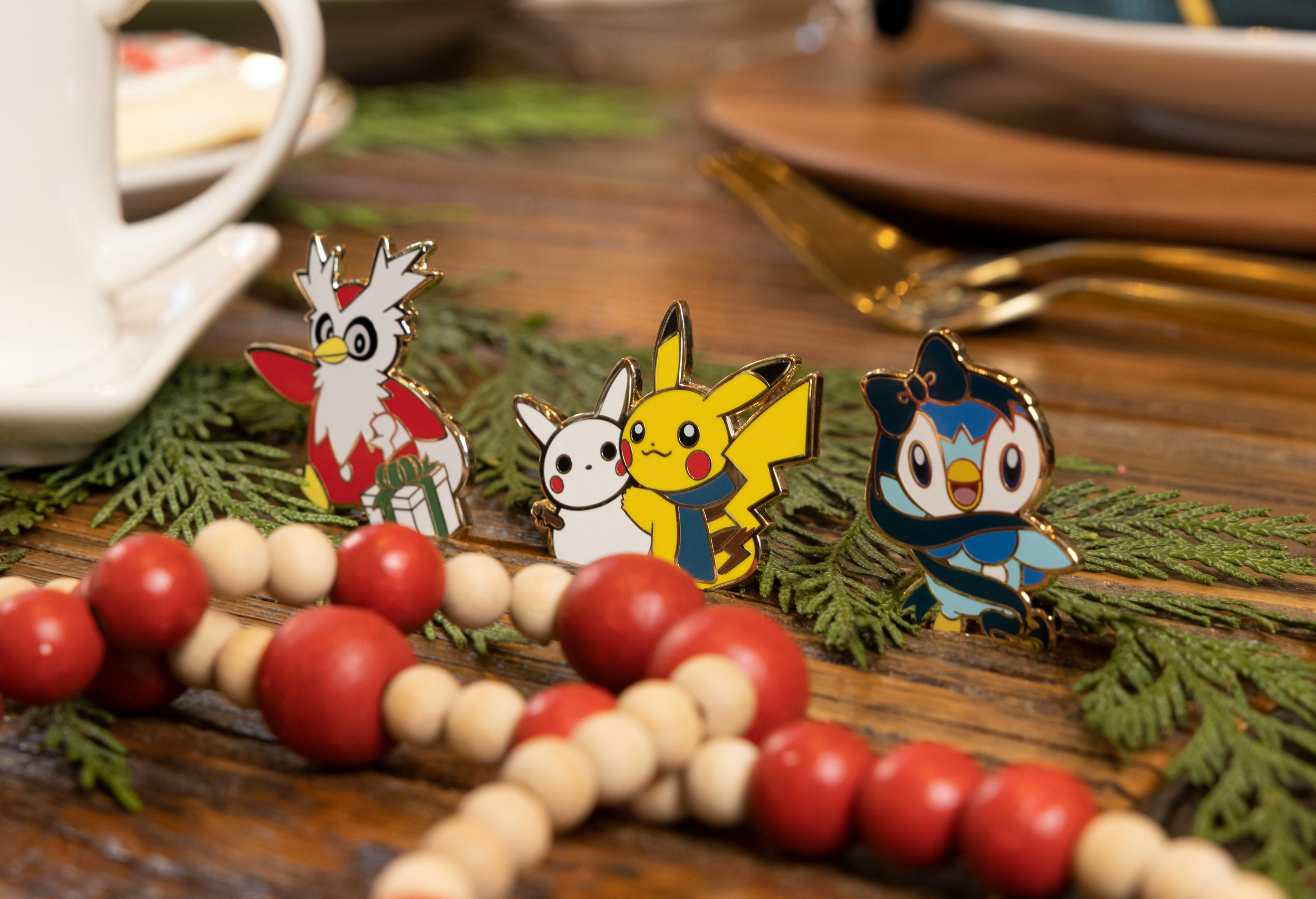 pins from Pokémon holiday 2021 collection