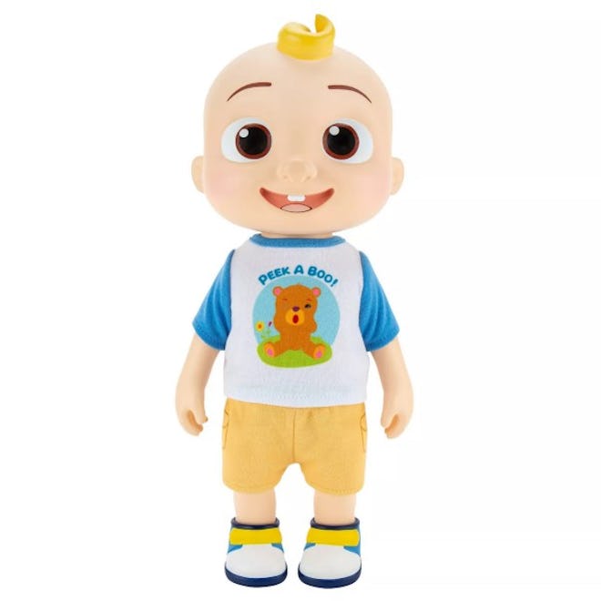 jazwares cocomelon interactive jj doll is a popular 2021 holiday toy for toddlers