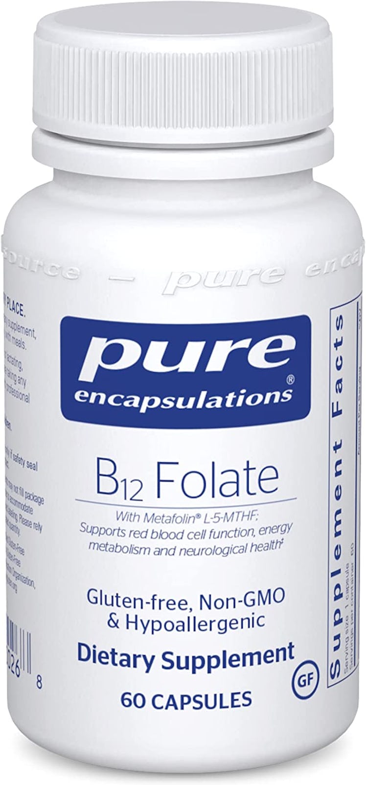 Pure Encapsulations B12 Folate (60 Count)