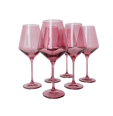 Colored Wine Stemware