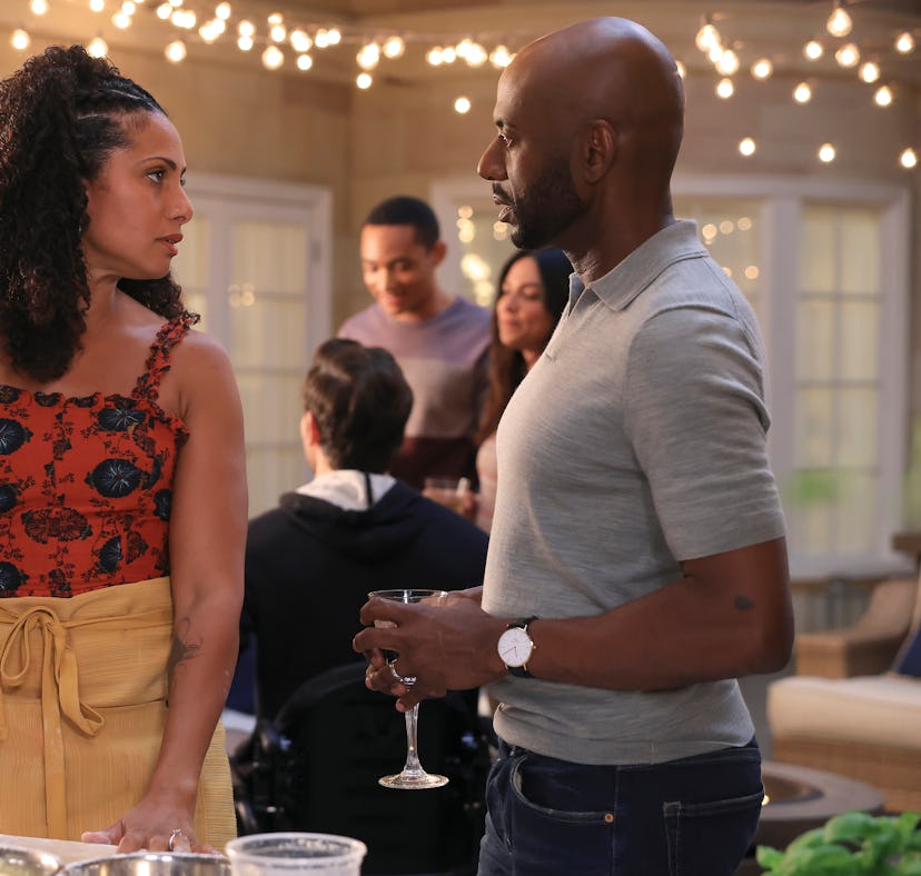 Christina Moses as Regina and Romany Malco as Rome in 'A Million Little Things'