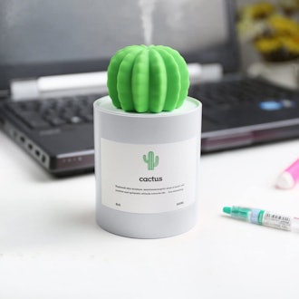 AmuseNd USB Cool-Mist Mini Cactus Humidifier