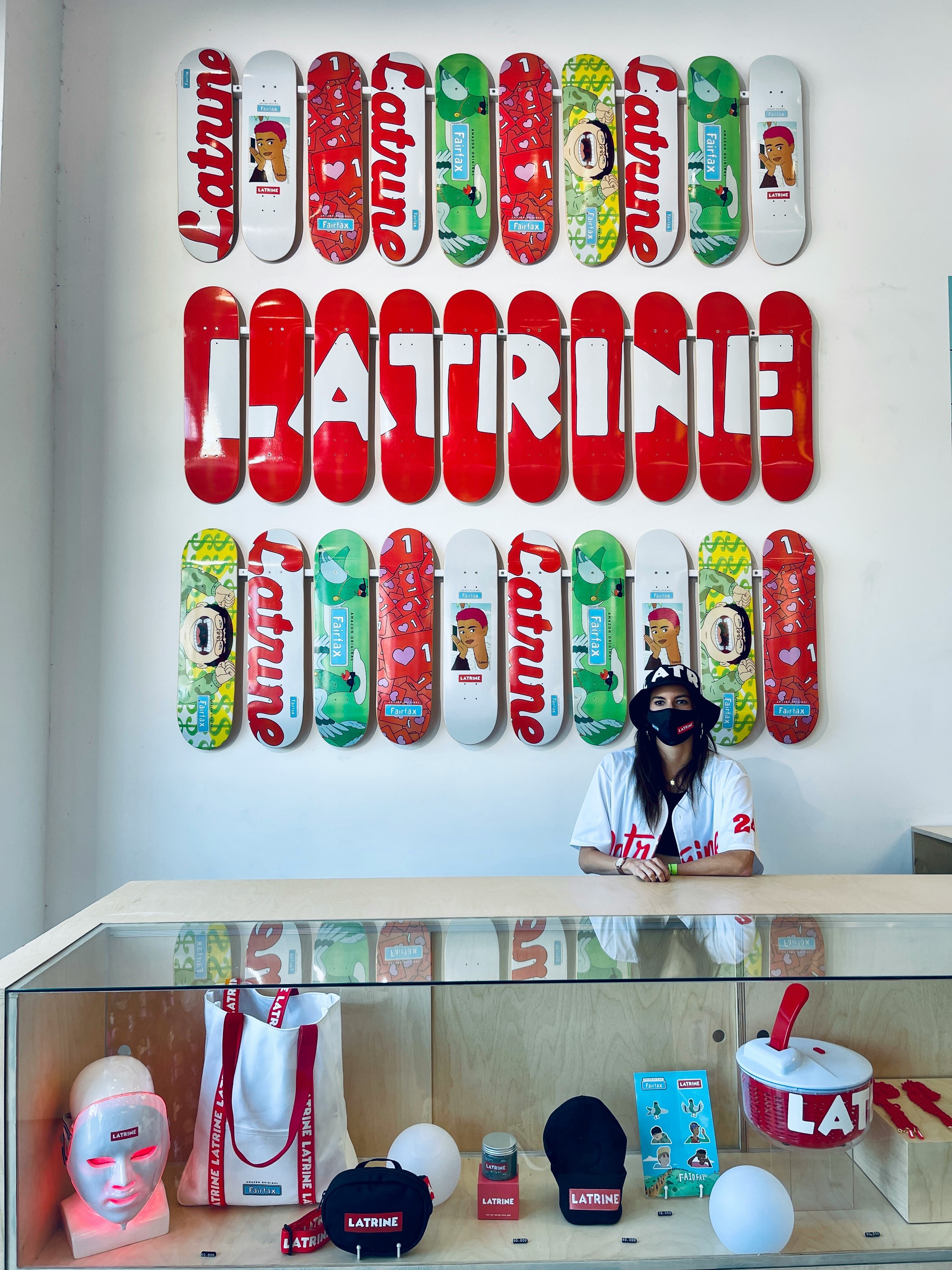 Amazon Fairfax show Supreme Latrine store