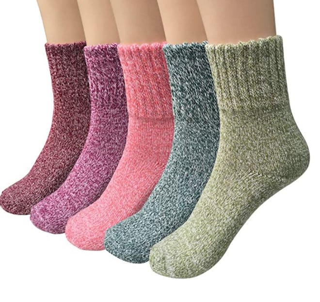 Loritta Wool Socks (5-Pairs)