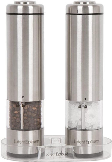 Latent Epicure Battery Operated Salt and Pepper Grinder Set (Pack of 2 Mills) 