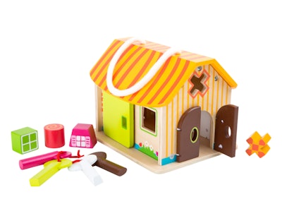 Small Foot Wood Shed With Keys is a popular 2021 holiday toy for toddlers