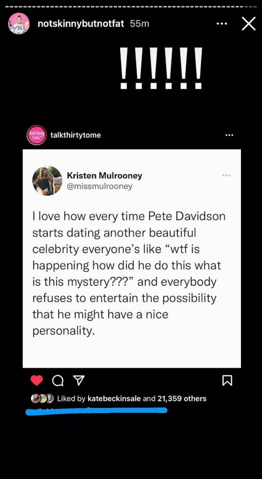 Pete Davidson's sex appeal might be related to a great personality.