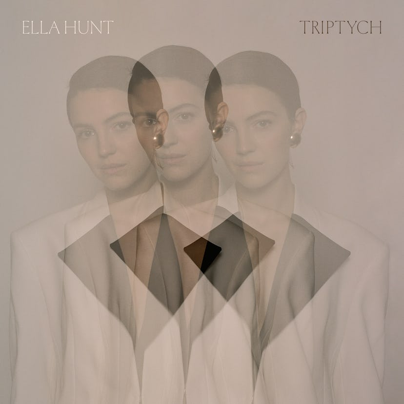 Ella Hunt’s EP cover art for Triptych.