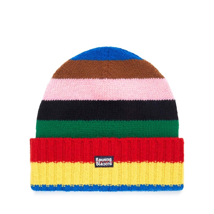 Rowing Blazers Croquet Stripe Knitted Beanie