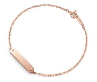 Tiffany & Co.'s Tag Chain Bracelet. 