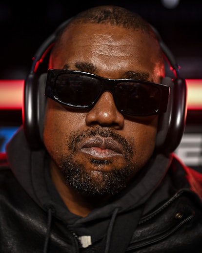 Ye poses for a photo as he arrives for the fight