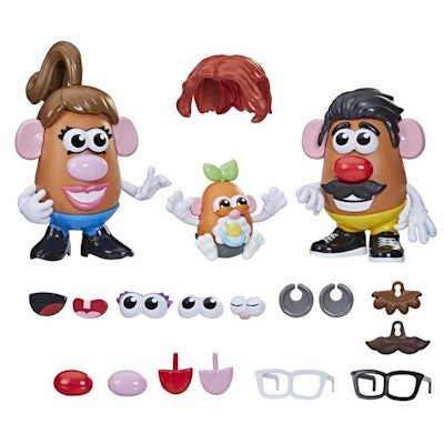 Hasbro Potato Head Create Your Own Potato Head Family is a popular 2021 holiday toy for 2-4 year old...