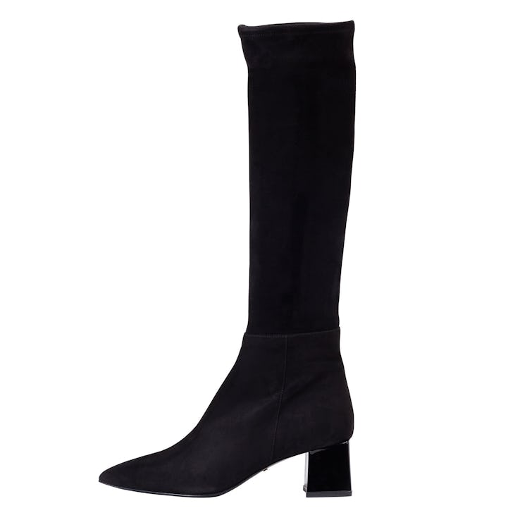 NYC Suede Boot in Black from Kendall Miles.