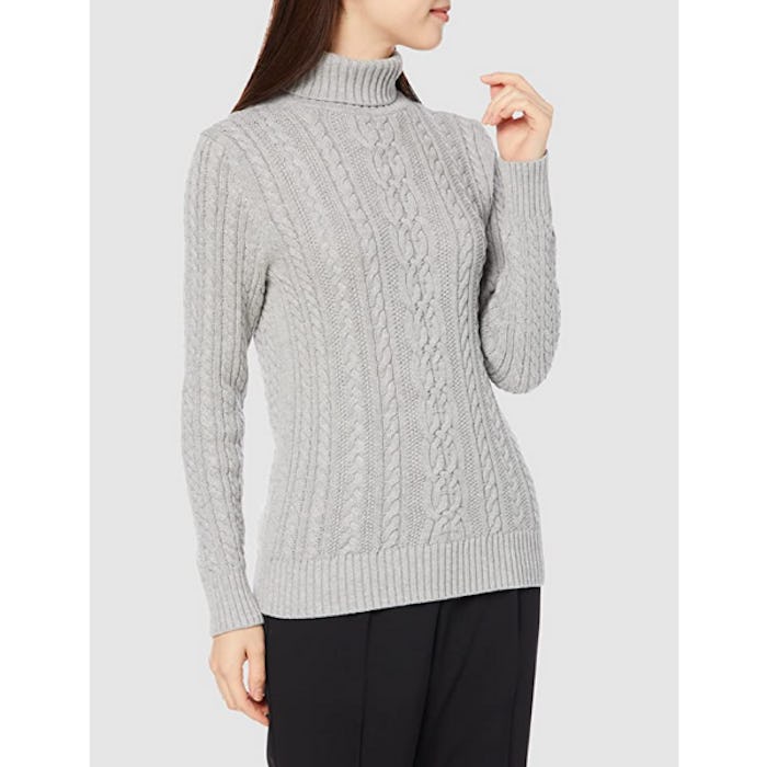 Amazon Essentials Fisherman Cable Turtleneck Sweater