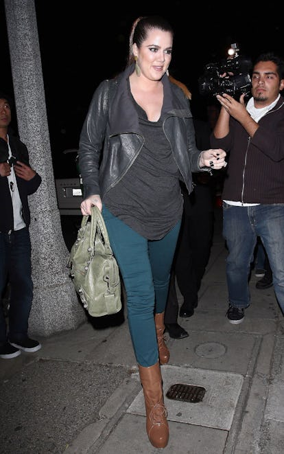 Khloe Kardashian out and about in Los Angeles, America - 01 Dec 2011.
