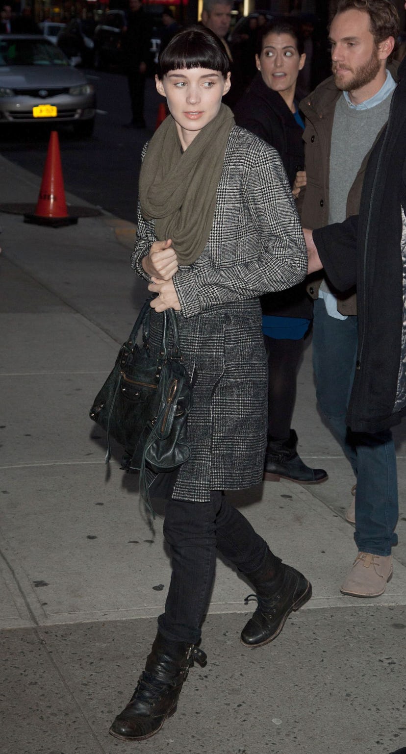 Rooney Mara at the 'Late Show with David Letterman', New York, America - 14 Dec 2011.