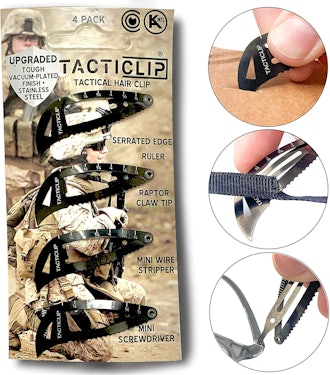 Tacticlip Tactical Hair Clips (4-Pack)