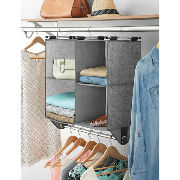 Whitmor 4 Section Fabric Closet Organizer 