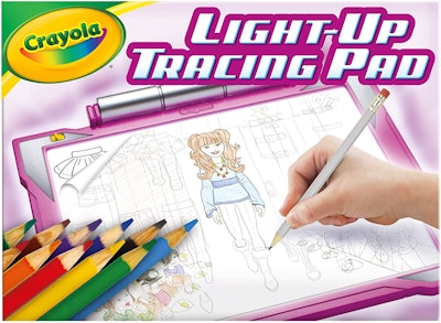 Crayola Light Up Tracing Pad is a popular 2021 holiday toy for 6-9 year-olds 