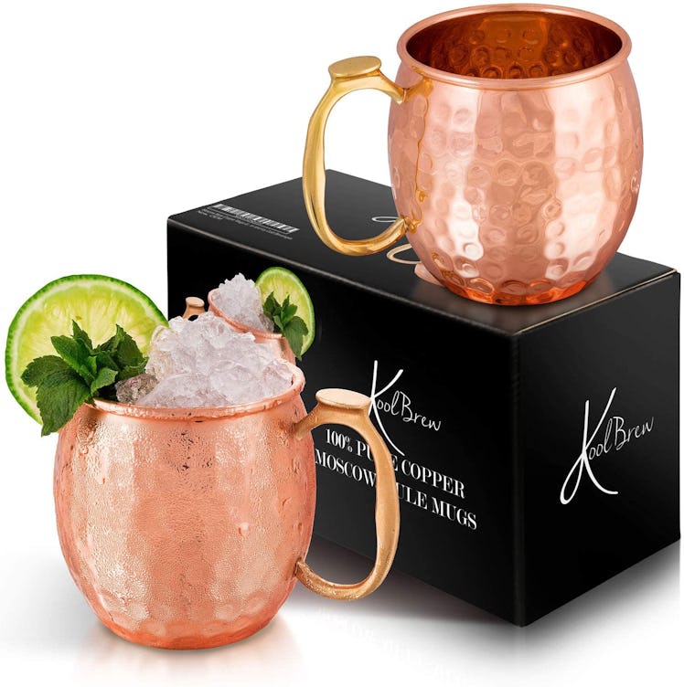 KoolBrew Moscow Mule Copper Mugs 