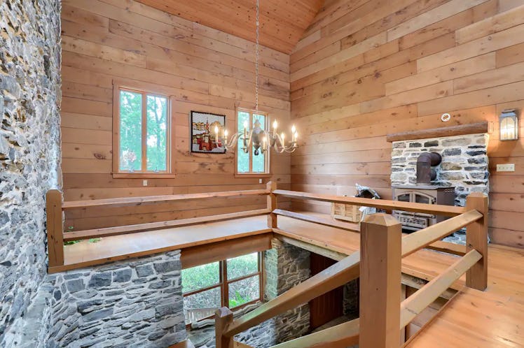This converted barn in Pennsylvania is one of the best Airbnbs for Christmas.