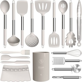 Oannao Silicone Cooking Utensils (Set Of 18)