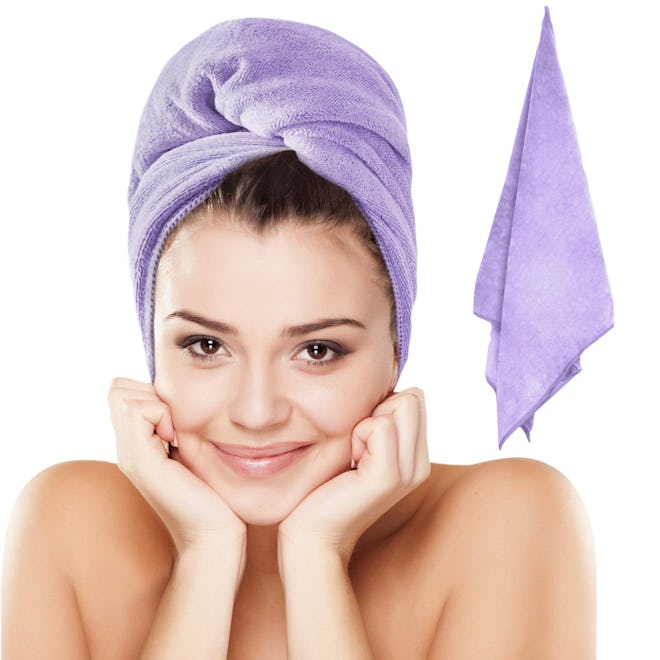 Luxe Beauty Essentials Microfiber Hair Towel 