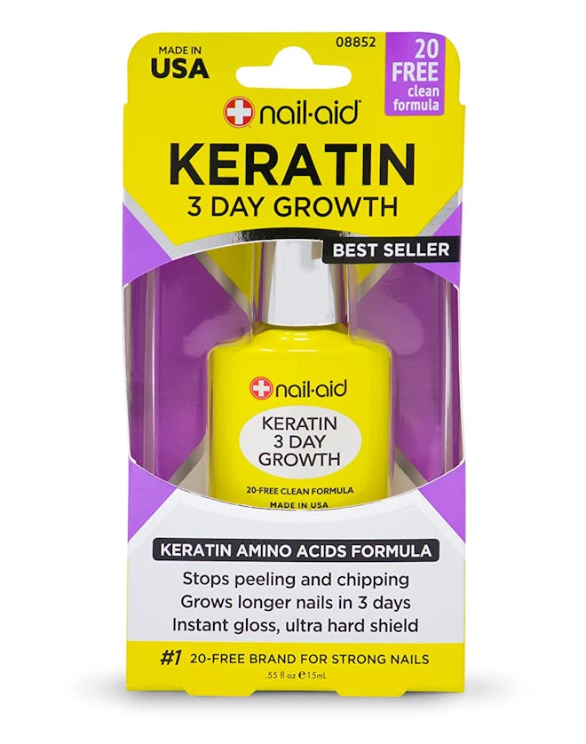 Nail-Aid Keratin 3 Day Growth Nail Treatment & Strengthener
